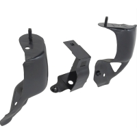 Rear bumper brackets