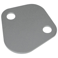 BILLET FUEL PUMP BLOCK OFF    SILVER CHRY BBC SBF BBF
