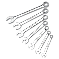 7 pc. Polished Combo Wrench Set