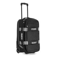 BLACK/SILVER TRAVEL BAG