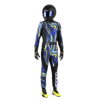 Blue/Fluo Yellow/Black