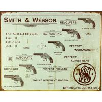 Panneau en tôle / S&W -Revolvers