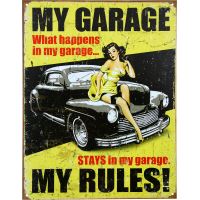Plåtskylt / My Garage