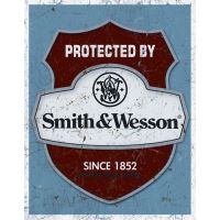 Blechschild / Smith & Wesson