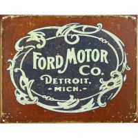 Plåtskylt / Ford Historic