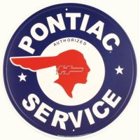 Plåtskylt / GM Pontiac Service