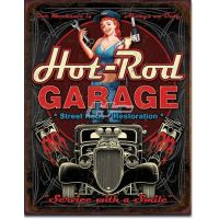 Plåtskylt / Hot-Rod Garage