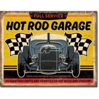 Plåtskylt / Hot Rod Garage
