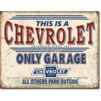 Plåtskylt / Chevrolet Garage