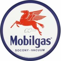 Plåtskylt / Mobilgas Pegasus