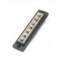 Kopplingsplint 7 x M5 Svart