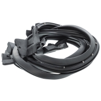 Door weatherstrip a-body with clips  & molded ends
