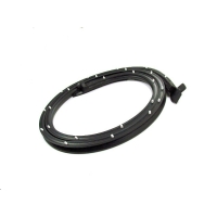 Door weatherstrip left rear cargo door with clips and molded