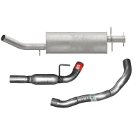 Enkelt avgassystem